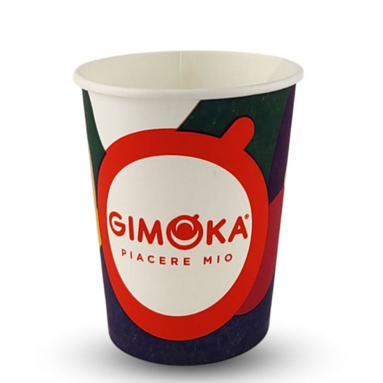  Χάρτινα ποτήρια GIMOKA MIX COLORS 180 ml.