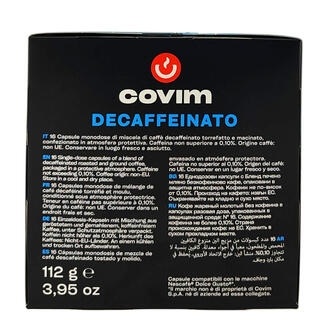 COVIM Minuetto Decaffeinato - κάψουλες «Dolce Gusto» 16 τεμ.