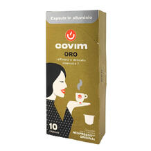 COVIM Alluminio Oro - κάψουλες «Nespresso» 10 τεμ.