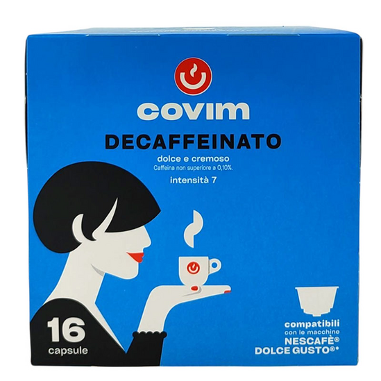COVIM Minuetto Decaffeinato - κάψουλες «Dolce Gusto» 16 τεμ.