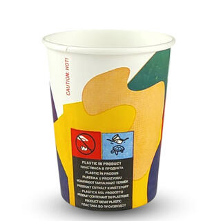  Χάρτινα ποτήρια GIMOKA MIX COLORS 180 ml.
