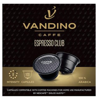 VANDINO Espresso Club - κάψουλες «Dolce Gusto» 100 τεμ.