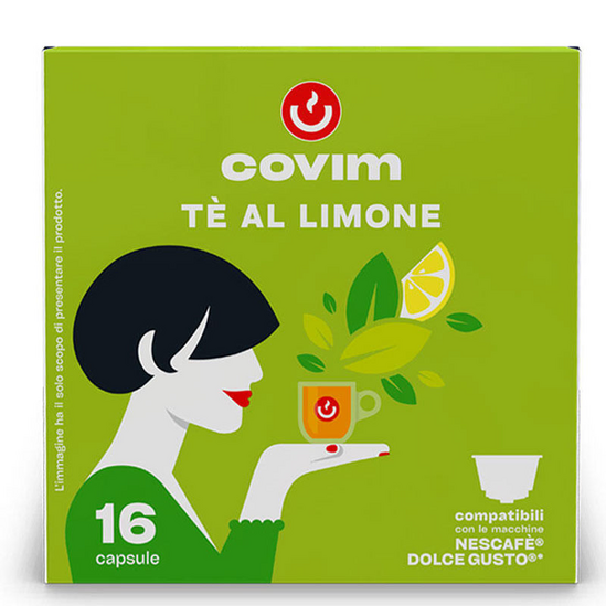 COVIM ΤΕ AL LIMONE – κάψουλες «Dolce Gusto» 16 τεμ.