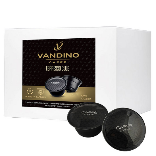 VANDINO Espresso Club - κάψουλες «Dolce Gusto» 100 τεμ.