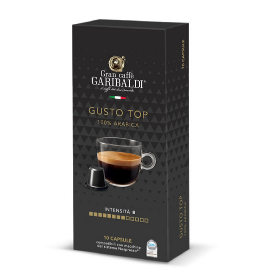 GARIBALDI Gusto Top - κάψουλες «Nespresso» 10 τεμάχια